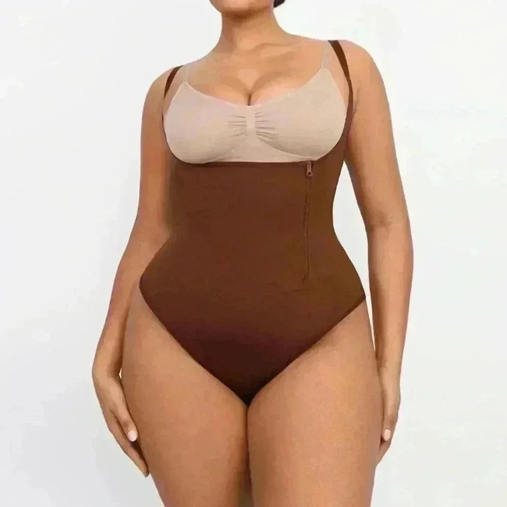 SHAPELLX AirSlim® Side Zip Shaping Bodysuit